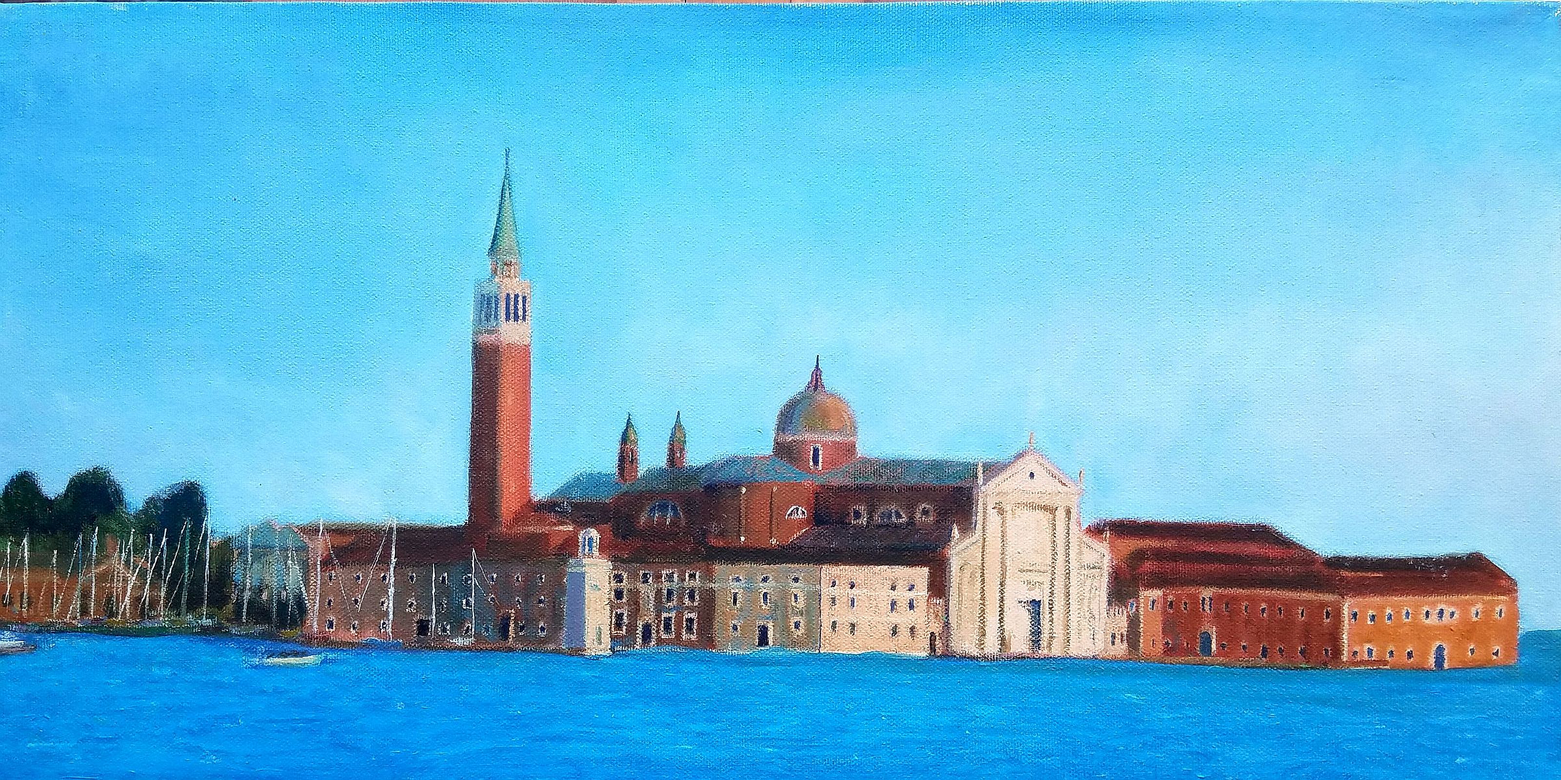 Venice, Italy (18x28, oil on canvas) - RickClaussen.com